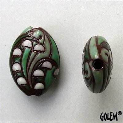 Lily of the valley, almond bead size M