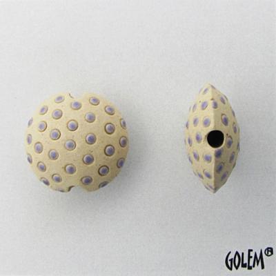 lilac polka dot lentil, size S