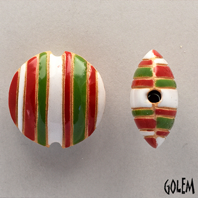 Vertical stripes, Christmas colors