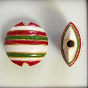 Horizontal stripes, Christmas colors