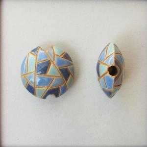 Barcelona Mosaic, lentil bead size S