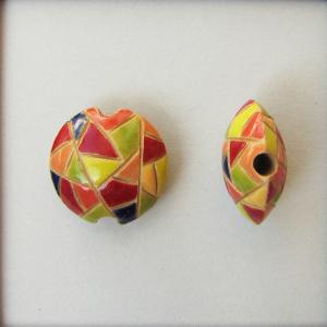 Barcelona Mosaic, lentil bead size S