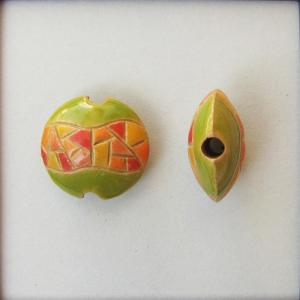 Barcelona Mosaic, lentil bead size S