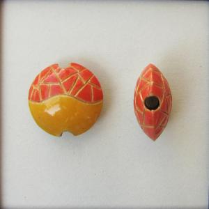 Barcelona Mosaic, lentil bead size S