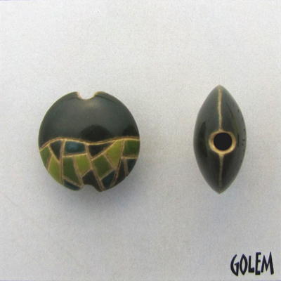 Dark green mosaic