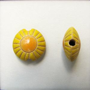 Little suns, lentil bead size S