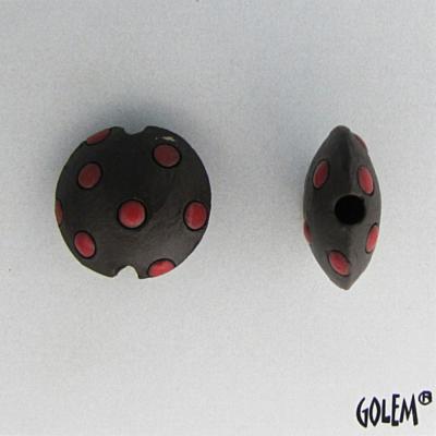 small lentil, big red polka dots