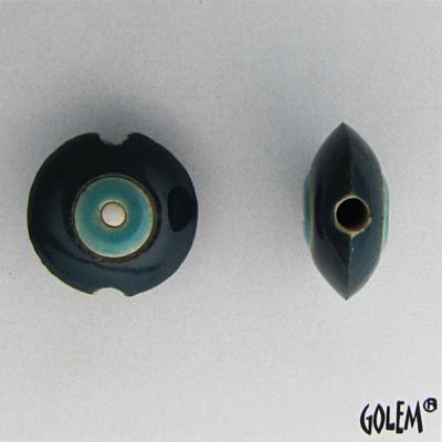 small lentil, teal circles