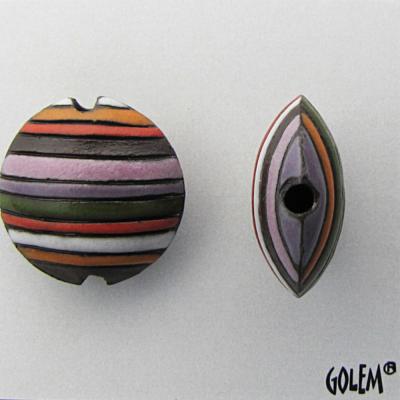 Funky Stripes-dark lentil, pink/purple