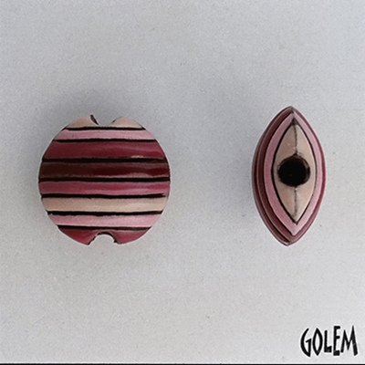 Funky Stripes - white, pink & wine, Size S