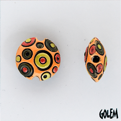 Cool Bubbles, lentil bead size S