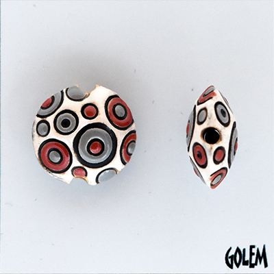 Cool Bubbles, lentil bead size S