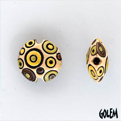 Cool Bubbles, lentil bead size S