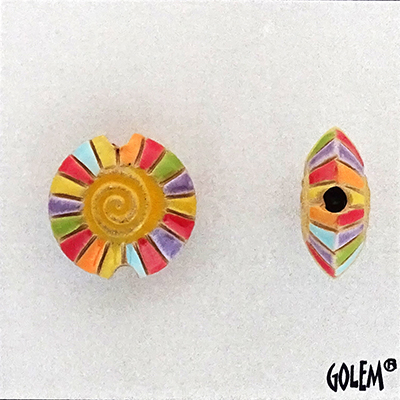 Rainbow Spiral - Yellow, Size S