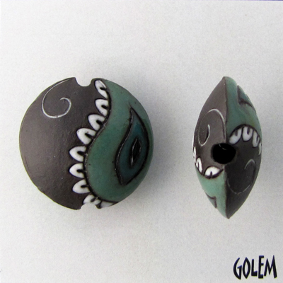 Paisley - jade on dark