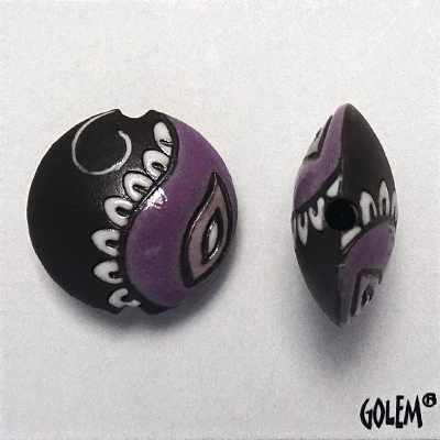 Paisley - purple on dark