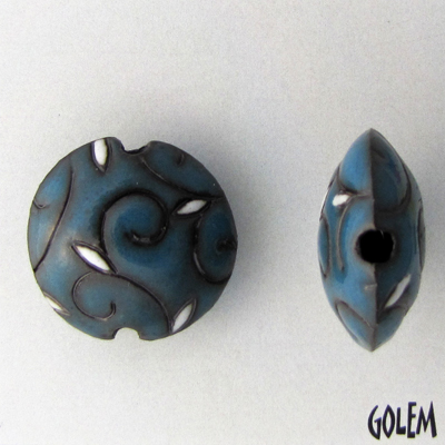 Arabesque - Aqua on Dark