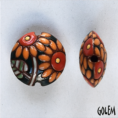 Sunflowers, terracotta lentil size M