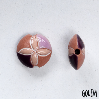 Vitrage Flower, Lentil bead size S