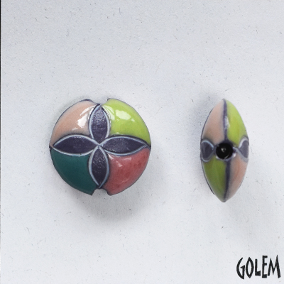 Vitrage Flower, Lentil bead size S