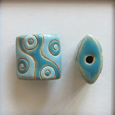 waves in turquoise & jade