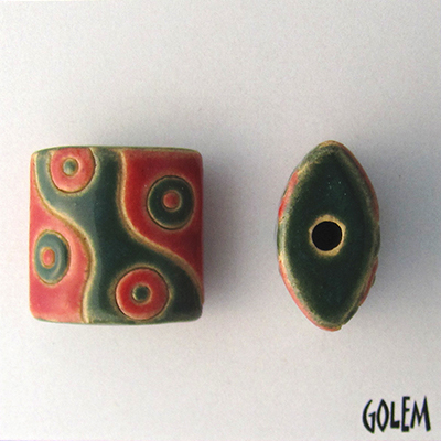 waves in red & green