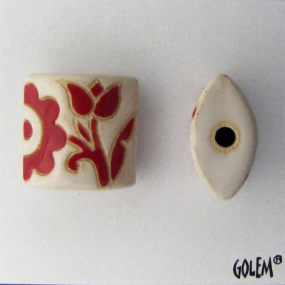 "Old lace" - Red & White