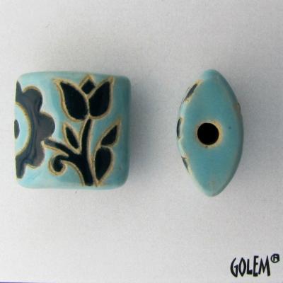 "Old lace" - Teal & Light Blue