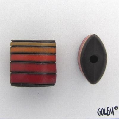 large pillow shape beads