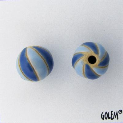 dark & light blue spiral