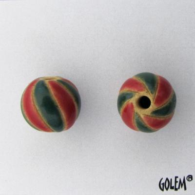 red & green spiral