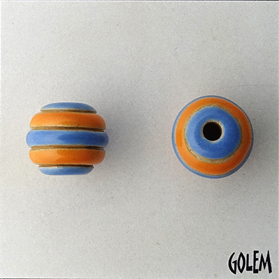 blue & orange stripes