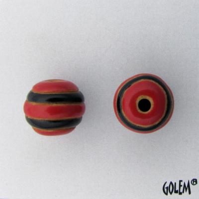 black & red stripes