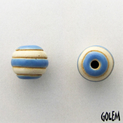 white & medium blue stripes