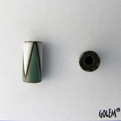 white/jade triangles