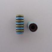 Tube W/ Blue & Green Stripe - 4