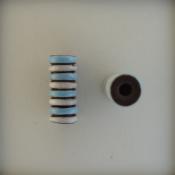 Tube W/ Blue And White Stripes - 4 