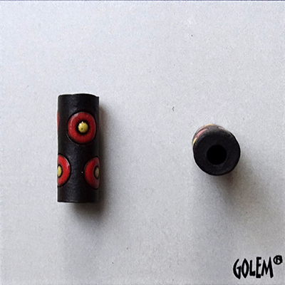 Bullseye - orange/yellow on dark