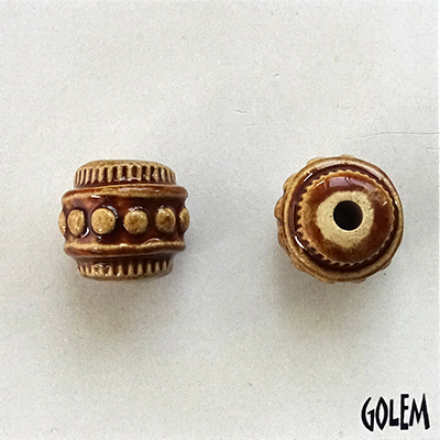 Circles & Notches, Caramel color