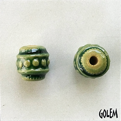 Circles & Notches, Bottle Green