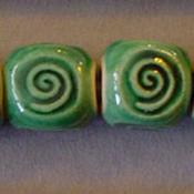 4 Swirls, Bottle Green