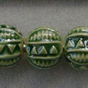 Triangles & Notches, Bottle Green