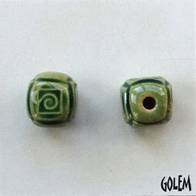 Fibonacci Swirl, Green