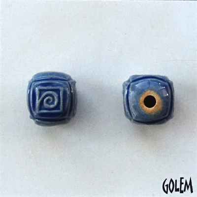 Fibonacci Swirl, Blue