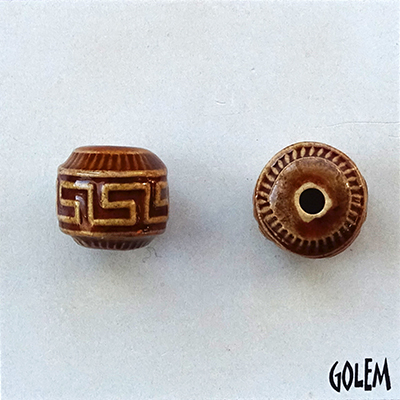 Greek Key, Caramel