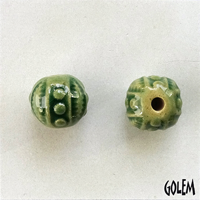 Circles & Notches, Bottle Green