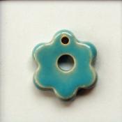 Small Hex Flower, D Blue
