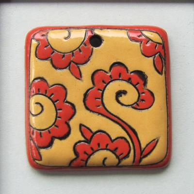 Yellow & Orange, square