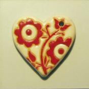 Red & White, Large Heart