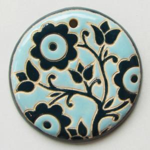L & D Blue, large round